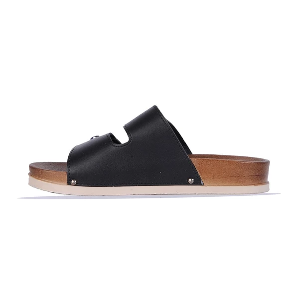 Skuaıter Slc-3018 Siyah Kadın Düz Terlik - Resim 2