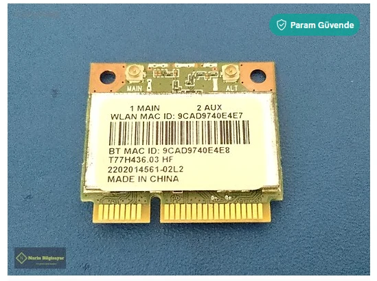 Acer E5-511 E5-571, E5-521, E5-531, WİFİ KART SORUNSUZ