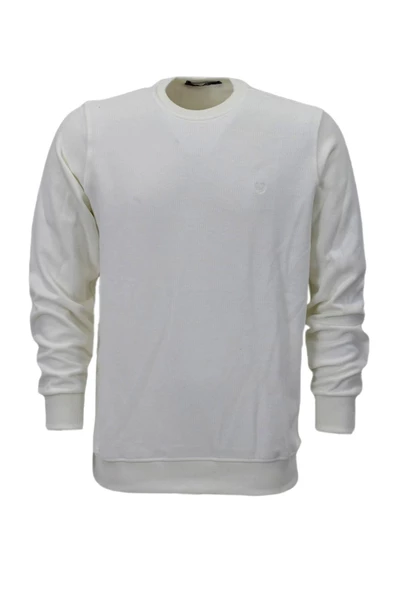 Erkek Sıfır Yaka Sweatshirt BGL-ST04198 - 5