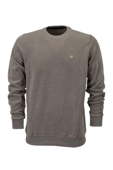 Erkek Sıfır Yaka Sweatshirt BGL-ST04198 - 1