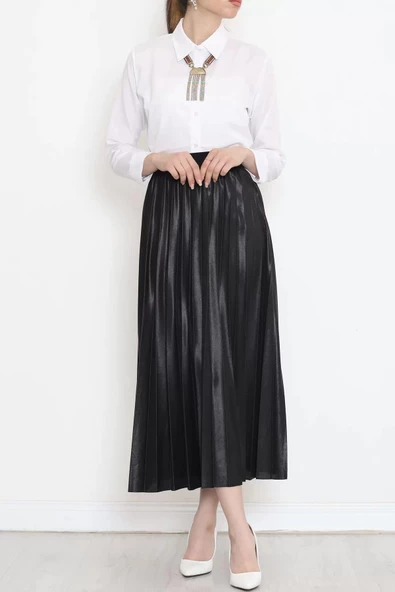 Pileli Etek Siyah - 152425.1778. - 2