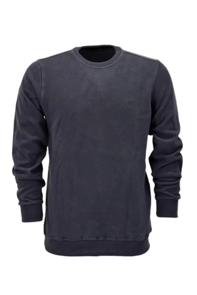 Erkek Sıfır Yaka Sweatshirt BGL-ST04198 - 4