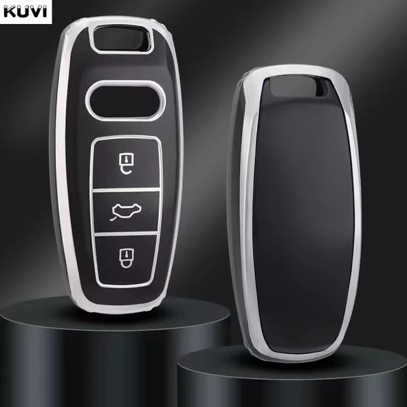 AUDI A3 A4 B9 A6 A7 E-TRON Q5 Q8 SQ8 TPU ANAHTAR KILIF ürün görseli