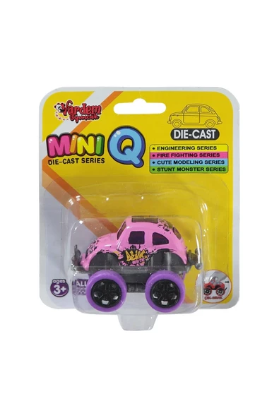 Die Cast Çek Bırak Metal Mini Araba - 1 Adet - 5
