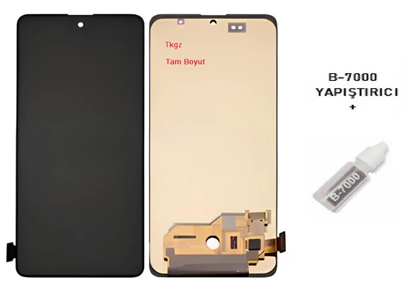 Tkgz - Samsung Galaxy M31S - SM-M317 Lcd Ekran Dokunmatik - A - Kalite + B-7000