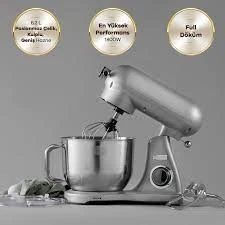 Powercast Chef Döküm Stand Mikser Red Mutfak Şefi 1800w 6,2 Lt - Resim 7