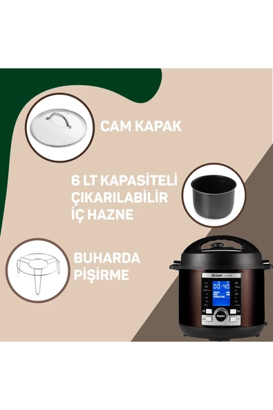 Ar2055 Chefim Çok Amaçlı Basınçlı Pişirici - 5