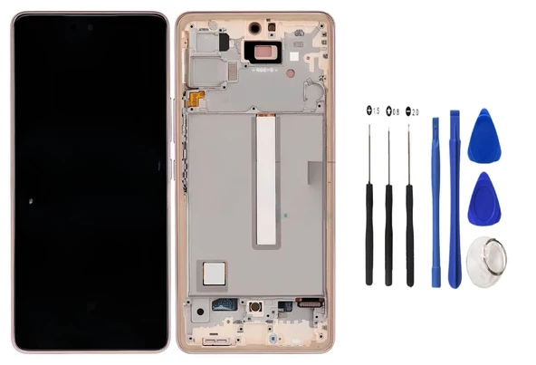Tkgz - Samsung Galaxy A53 -5G Lcd Ekran Dokunmatik   - A - Kalite  ÇITALI GOLD + TAMİR SETİ