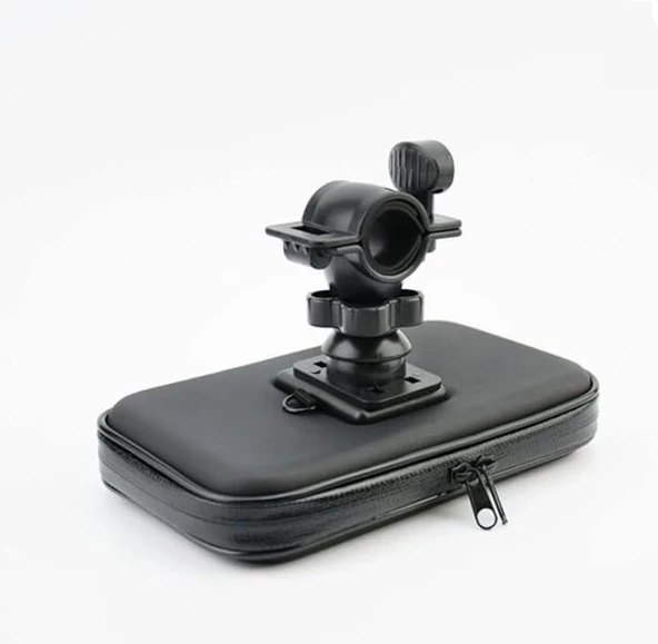 Motosiklet Telefon Tutucu 3 Inch Gidon Bağlantılı Telefon Tutma Aparatı - 2