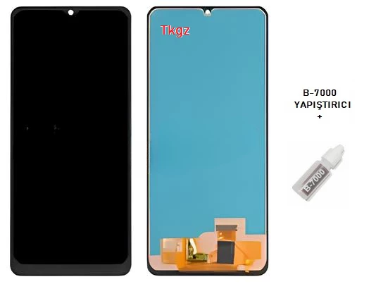 Tkgz - Samsung Galaxy A22  -4G - SM-A225 Lcd Ekran Dokunmatik - A - Kalite + B-7000
