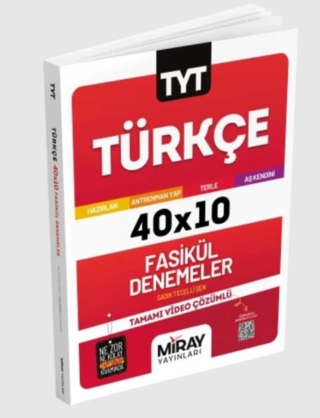 Miray 2024 Tyt Türkçe Sıfır Hata 10 Deneme 2024