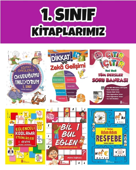 1.Sınıf Eğlendiren Öğreten Sevdiren Yardımcı Mükemmel Eğitim Seti ürün görseli 1