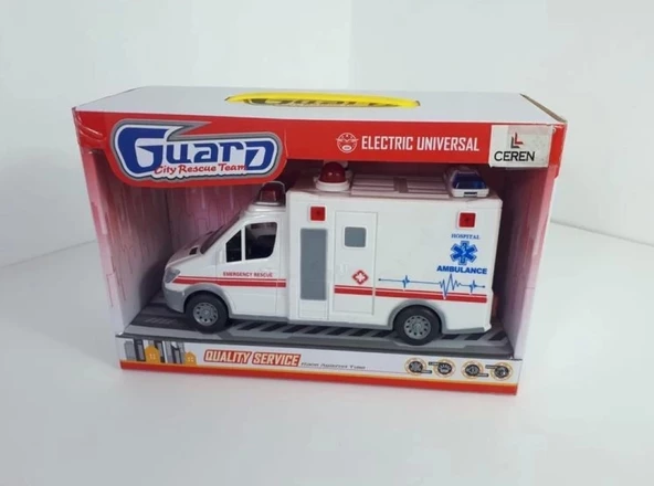 Ctoys Sesli Işıklı Ambulans