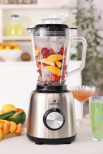 İnox 1.5 Lt Cam Hazneli Smoothie Blender