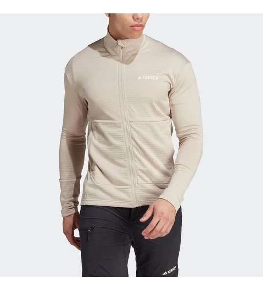 adidas Terrex Multi Light Erkek Bej Ceket (IB1217) - 3