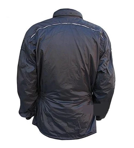 Revit Monsoon Ayarlanabilir Bantlı Motosiklet PVC Yağmurluk Cepli Üst XS Beden Siyah - 2