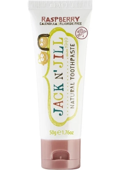 Jack N' Jill Natural Calendula Toothpaste Raspberry Organik Ahududu Aromalı Diş Macunu