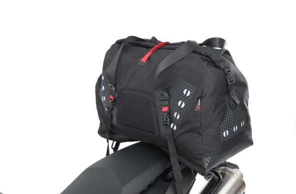 Forte Gt 70900 Adventure Motosiklet Arka Çanta 55 Litre Valiz Model Siyah Kırmızı - Resim 2