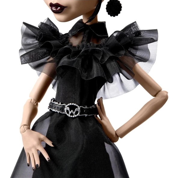 Monster High Wednesday Balo Elbiseli Figür Rave'n Wednesday - 4