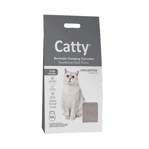 CATTY KEDİ KUMU KOKUSUZ 10 LİTRE