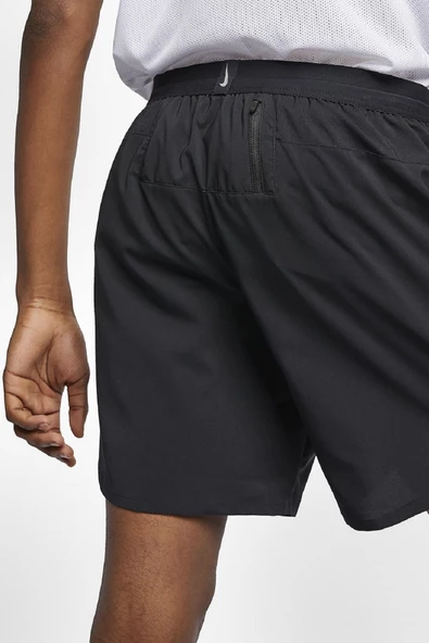 Nike Dri-fıt Flex Stride Fermuarlı Waterproof Cepli Şort CT7891-010 - 2