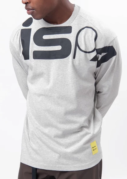Nike ISPA Long Sleeve T-shirt Grey Heather & Black FJ7374-050 Sweatshirt - 2