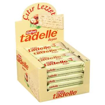 TADELLE BEYAZ ÇİKOLATALI GOFRET 35GR