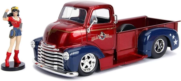 Jada Wonder Woman % 1952 Chevy Coe Pickup Model Araba - 3