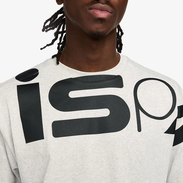 Nike ISPA Long Sleeve T-shirt Grey Heather & Black FJ7374-050 Sweatshirt - 3