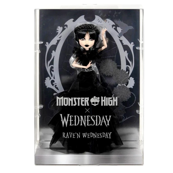 Monster High Wednesday Balo Elbiseli Figür Rave'n Wednesday - 6