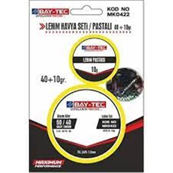 Bay-Tec MK0422 Lehim Havya Seti - Pastalı