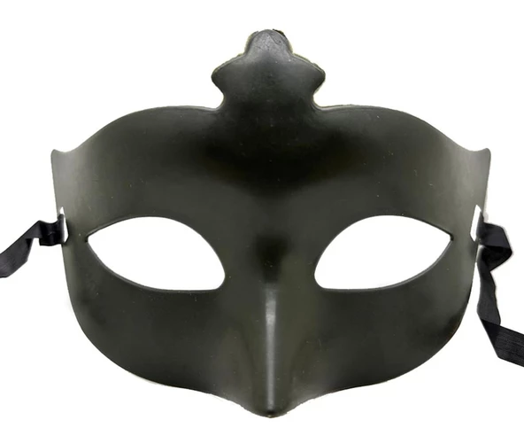 Nessiworld Haki Yeşil Renk Masquerade Kostüm Partisi Venedik Balo Maskesi - 2