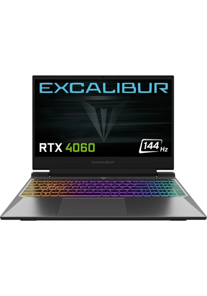 Excalibur G870.1270-DFB0X-B Intel Core i7 12700H 32GB 1TB SSD RTX4060 Freedos 15.6" Taşınabilir Bilg