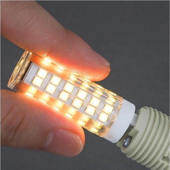 5 ADET 7 WATT 75 LED,Lİ G9 LED AMPÜL ( SARI IŞIK ) - 3