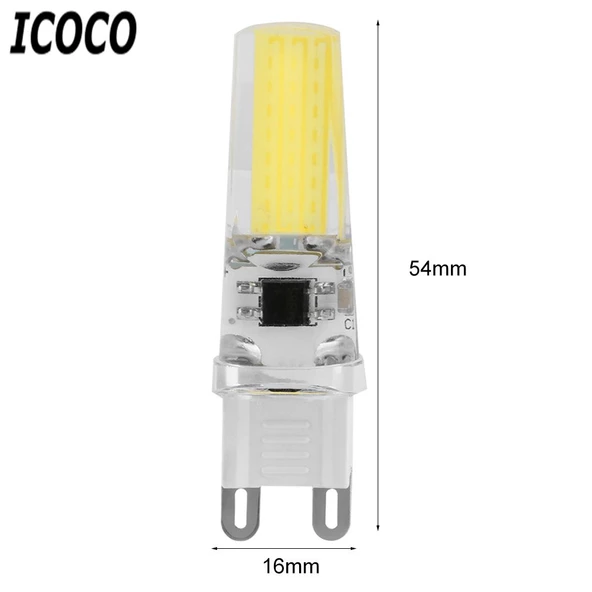 5 ADET G9 LED AMPÜL 9 WATT ( SARI IŞIK ) - 3