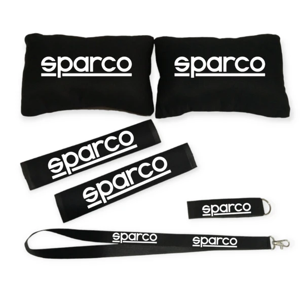 SPARCO YASTIK SETİ KOLTUK BAŞLIK SETİ SEYAHAT BOYUN YASTK