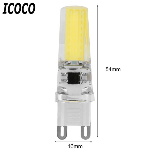 10 ADET G9 LED AMPÜL 9 WATT ( BEYAZ IŞIK ) - 3
