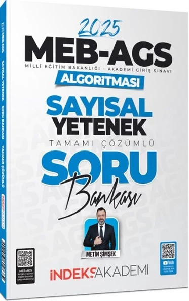 2025 MEB AGS Algoritması Sayısal Yetenek Soru Bankası İndeks Akademi