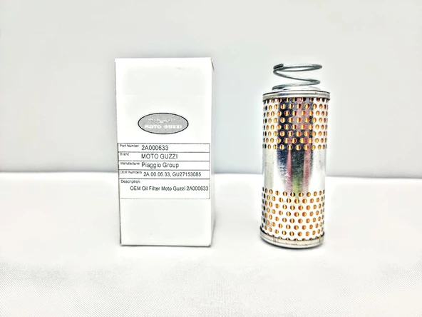 Moto Guzzi V7 V7II V7III V9 V85 TT Breva Nevada 750 Yağ Filtre 2A.00.06.33 - Resim 2