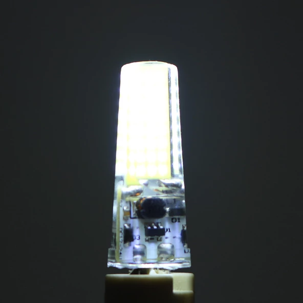 5 ADET 220 VOLT G4 LED AMPÜL 9 WATT  ( BEYAZ IŞIK ) - 4