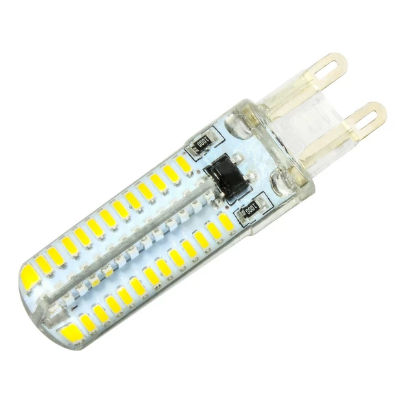 10 ADET G9 LED AMPÜL 9 WATT 104 LED,Lİ ( SARI IŞIK ) - 2