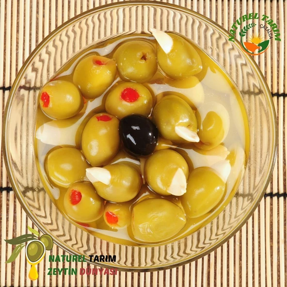 SARIMSAK DOLGULU YEŞİL ZEYTİN - 3