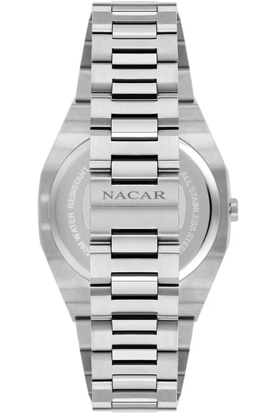 NACAR ÇELİK METAL BAND ERKEK KOL SAATİ NC08-29430494-AGM - Resim 2