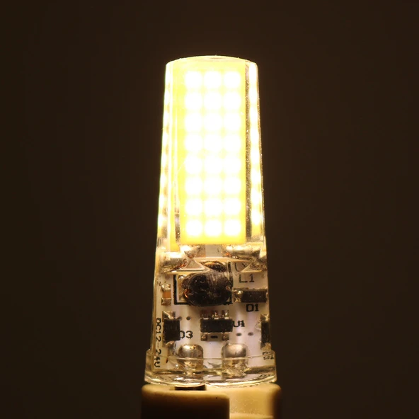10 ADET 220 VOLT G4 LED AMPÜL 9 WATT ( SARI IŞIK ) - 4