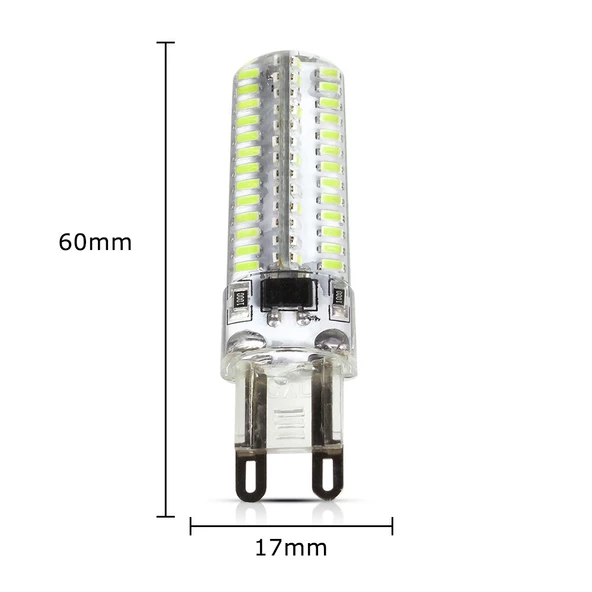 10 ADET G9 LED AMPÜL 9 WATT 104 LED,Lİ ( SARI IŞIK ) - 4