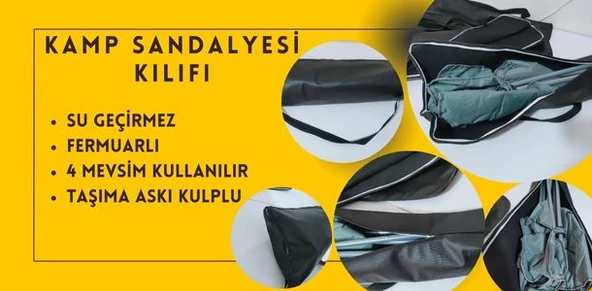KAMP SANDALYESİ KILIFI KATLANIR SANDALYE TAŞIMA ÇANTASI