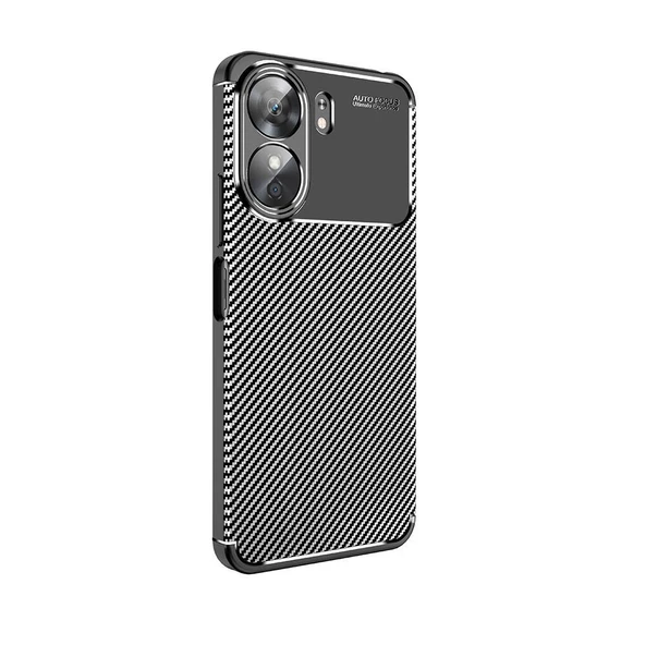 Oppo A3 2024 Kılıf Karbon Silikon Case Kapak - 7