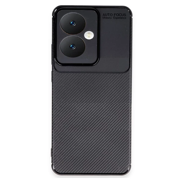 Oppo A3 2024 Kılıf Karbon Silikon Case Kapak