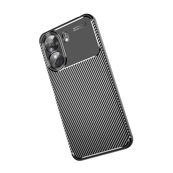 Oppo A3 2024 Kılıf Karbon Silikon Case Kapak - 10