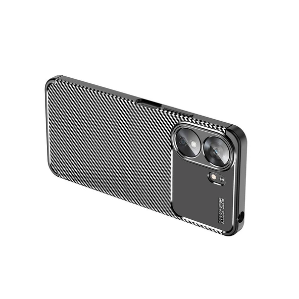 Oppo A3 2024 Kılıf Karbon Silikon Case Kapak - 11